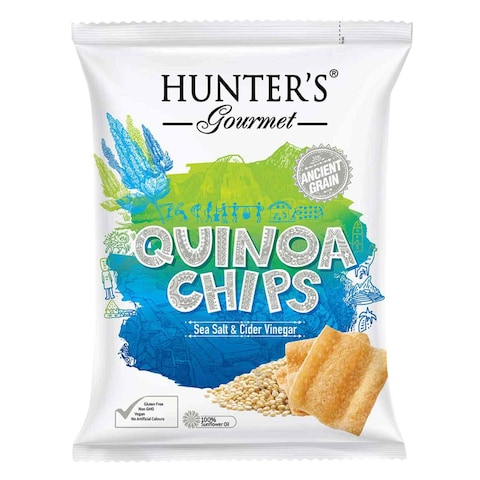 Hunter&#39;s Gourmet Sea Salt And Cider Vinegar Quinoa Chips 75g