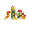 Children's Outdoor Large Combined Slide Amusement Park Toys
