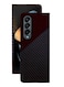 MARGOUN for Samsung Galaxy Z Fold 3 5G Case Carbon Fiber Aramid Case Shockproof Anti-Fingerprint Cover