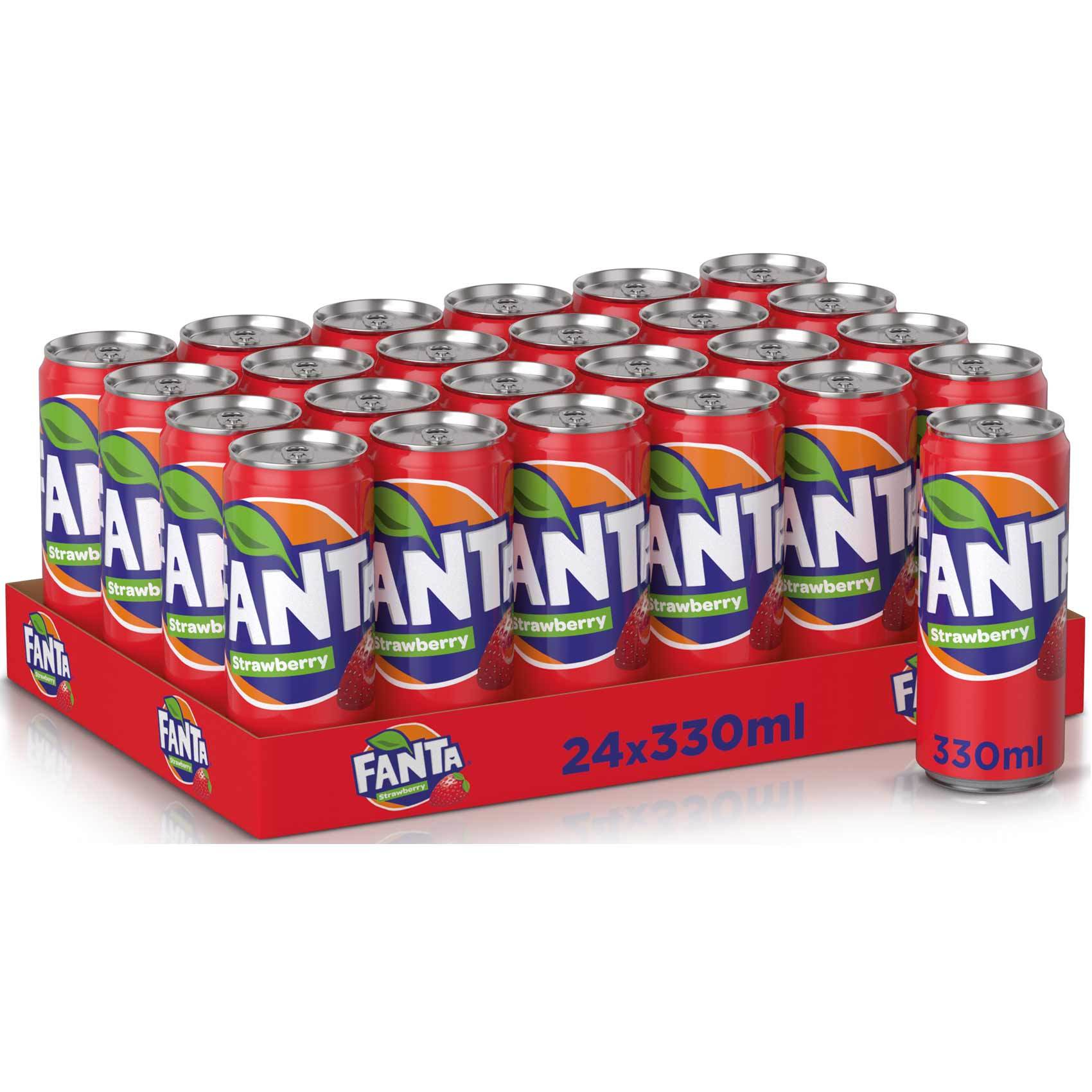 Fanta Strawberry Can 330mlx24