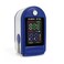 Generic-Blue Digital Fingertip Oximeter LED Display Blood Oxygen Sensor Saturation SpO2 Pulse Rate Monitor Measurement with LED Color Screen
