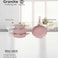 In House 13 Pieces Turkish Granite Cookware Set With Steel Lid - Pink