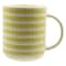 Z1792-1 Striped Printed Mug White/Yellow