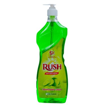 Rush Dishwashing Liquid Lime 400Ml