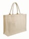 Eco-neutral Jute Shopping Bag - Horizontal - White