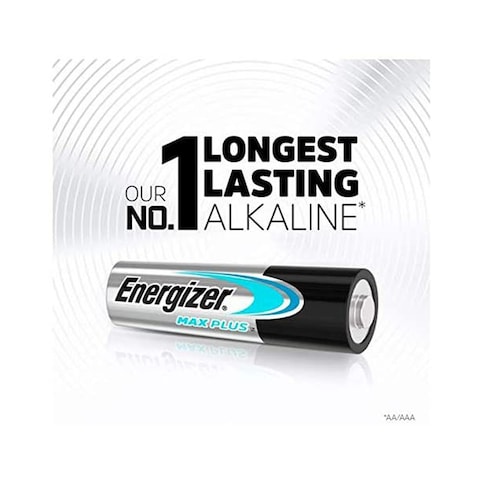 Energizer Max Plus AAA Alkaline Batteries - Pack of 4