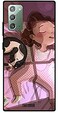 Theodor - Samsung Galaxy Note 20 Case Cover Baby Sleeping With Cat Flexible Silicone Cover