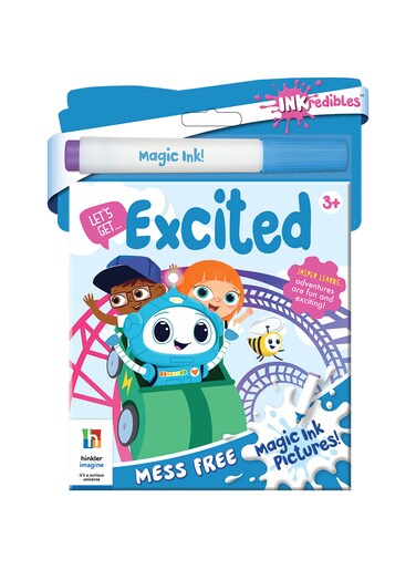 Hinkler Inkredibles Jasper Let&#39;s Get Excited Magic Ink Pictures