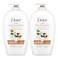 Dove Nourishing Hand Wash Shea Butter And Warm Vanilla Scent White 250ml Pack of 2