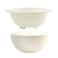 Gab Plastic Colander With Bowl, White