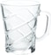 Royalford 3Piece Glass Cup Set 8Oz, Multi-Colour, Rf9648