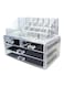Storage Options 4-Drawer Cosmetic And Jewellery Storage Organizer Clear
