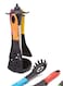 Flamingo 6-Piece Kitchen Utensils Set With Holder Multicolour 14centimeter