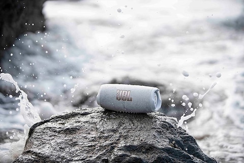 JBL Charge 5 Portable Waterproof Speaker with Powerbank, Grey