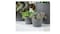 Plant pot, dark grey, 12 cm