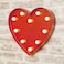 Metal Red Heart with LED Lights 30cm