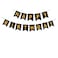 Futurekart Happy Birthday Banner Black and Golden Colour/Birthday Banner for Decoration (13 in 1 Set )