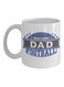 Italco Best Ever Football Dad Printed Coffee Mug White 11Ounce