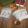 Homarket&reg; Christmas Cellophane Bags 100 Pcs Clear Resealable Snowflake Sealed Plastic Package Cellophane Bags with Adhesive Closure for Bakery Cookie Candies Dessert Poly Bags（GC2621A）