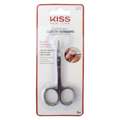 Kiss New York Cuticle Scrisor - Silver