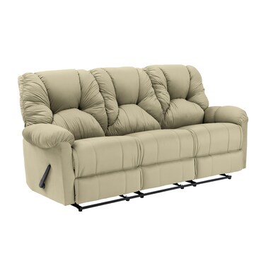 إن هاوس كرسي استرخاء ثلاثي منجد بالمخمل - سكري غامق - أمريكان بولو