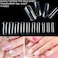 100pcs/set Acrylic Nail Art Molds Extension False Manicure Tools