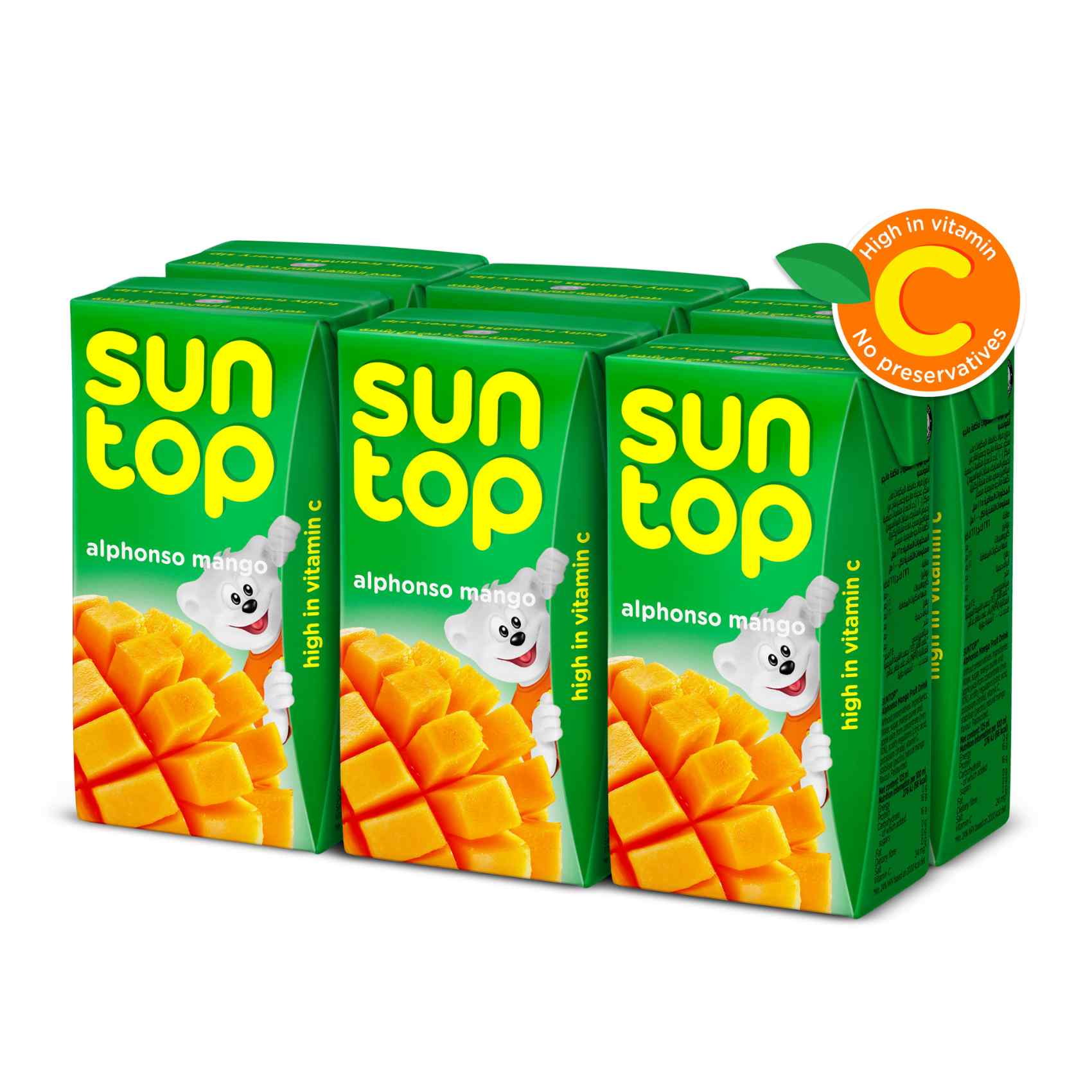 Suntop Alphonso Mango Juice 125ml Pack of 6