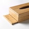 Orchid Tissue Box Solid Wood Napkin Holder Case Simple Stylish Car Home Office Kitchen Box Tissue Holder With Drawer. Slide Out Bottom
