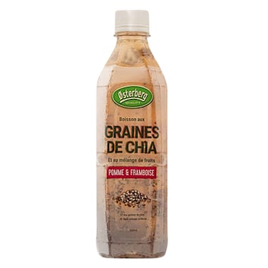 Osterberg Chia Fruit Apple And Raspberry Drink 500Ml