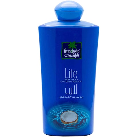 Buy Parachute Lite Non-Sticky Coconut Hair Oil 300ml in UAE