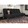 In House Sana 2 In 1 Sofabed Velvet Upholstered - Black