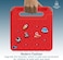 Moxedo Rugged Protective EVA Silicone Kids Case Cover, Shockproof DIY 3D Cartoon Pattern With Pencil Holder, Stand And Handle Grip Compatible For Apple iPad 2022 (10th Gen) 10.9 inch (Red)
