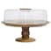 Billi Multifunctional Wooden Cake Stand with Dome