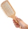 Generic Natural Wooden Anti Static Comb/Healthy Cushion Airbag Hair Care Massage Brush (White)