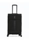 Skyline Softside 5-Piece Luxury Luggage Trolley Set Black