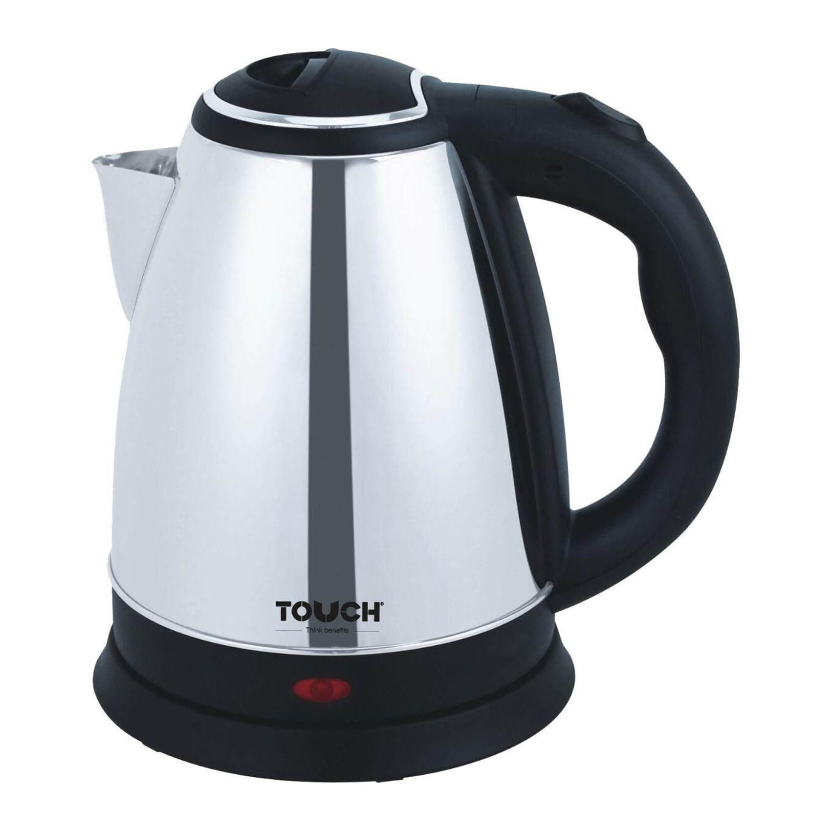 Touch Electric Kettle 1.5 Liter Stainless Steel 40323 Online Carrefour Egypt