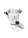 Generic Aluminium Pressure Cooker With Rack Silver/Black 9L