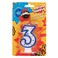 FUN NUMERAL 3 CANDLE