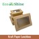 EcoShine   Large Lunchbox with window - 100% Natural, Compostable, Ecofriendly, Safe &amp; Hygienic Kraft Paper (Pack of 25 boxes)