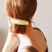 Aiwanto Hair Clip Beautiful air Clip for Ladies Golden Wedding Hair Clip 