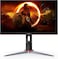 AOC 23.8" IPS 1920&times;1080 ,165Hz, 1MS 300CD/M&sup2; 80 Million:1 VGA, HDMI, DP, Adjustable Stand, Adaptivesync, Black &amp; Red