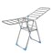 Stainless Steel Tube Cloth Drying Stand Silver