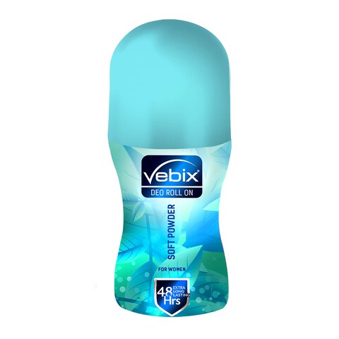 Vebix Deodrant Roll On Powder Soft - 50 ml