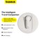 Baseus C-Mic CM10 Smart Unilateral Wireless Headphone for Car, Bluetooth 5.3 Wireless Earbuds for Android & iPhone, Ultra Comfort, Secure Fit, 45-50 hours Playtime Single-Ear Earbud (White)