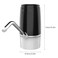 Generic-Black USB Rechargeable Drinking Water Pump Electric Auto Water Dispenser Drinking Water Bottle Switch for Kitchen Home Office Outdoors