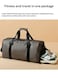 Mei Stylish Large Capacity Unisex Sports Gym Travel  Duffle Bag with Shoulder Strap, Silver
