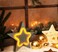 Wooden Festive Season Star Neon Light 20X20cm