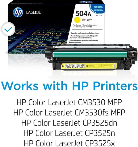 Hp 504A Yellow Original Laserjet Toner Cartridge