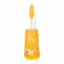 Plastic Toilet Brush with Holder Set-Yellow