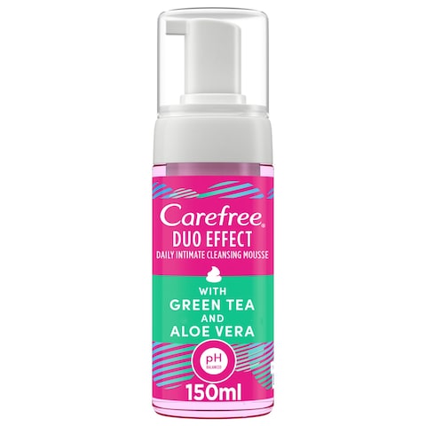 Carefree Duo Effect Intimate Cleansing Mousse 150ml